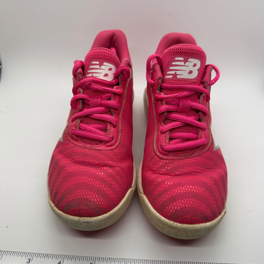 New Balance Turf Shoes‎ Pink Molded Cleats Soccer Baseball Girls Size 13 US - Picture 3 of 10